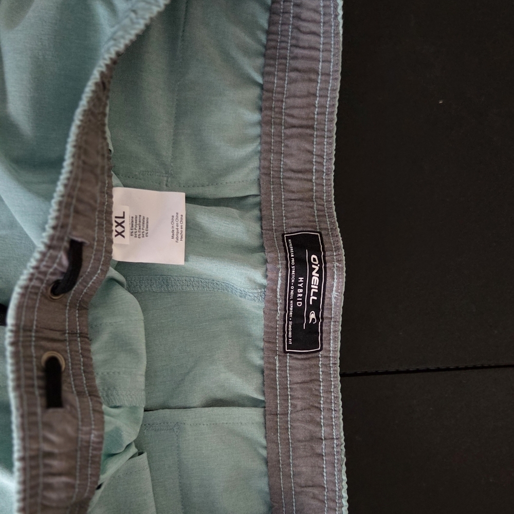 O'Neill Aqua and Gray Boardshorts